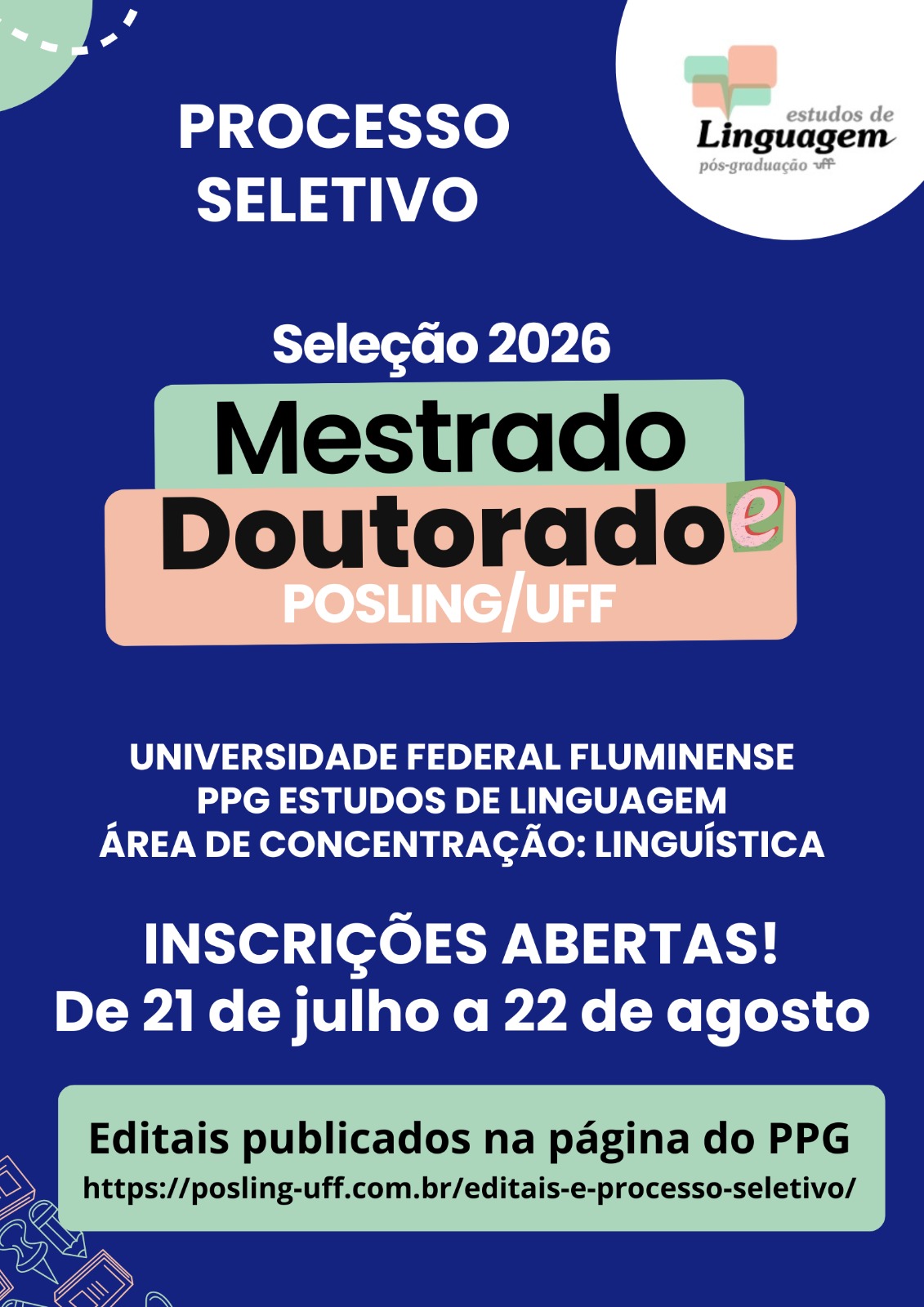 Editais publicados!