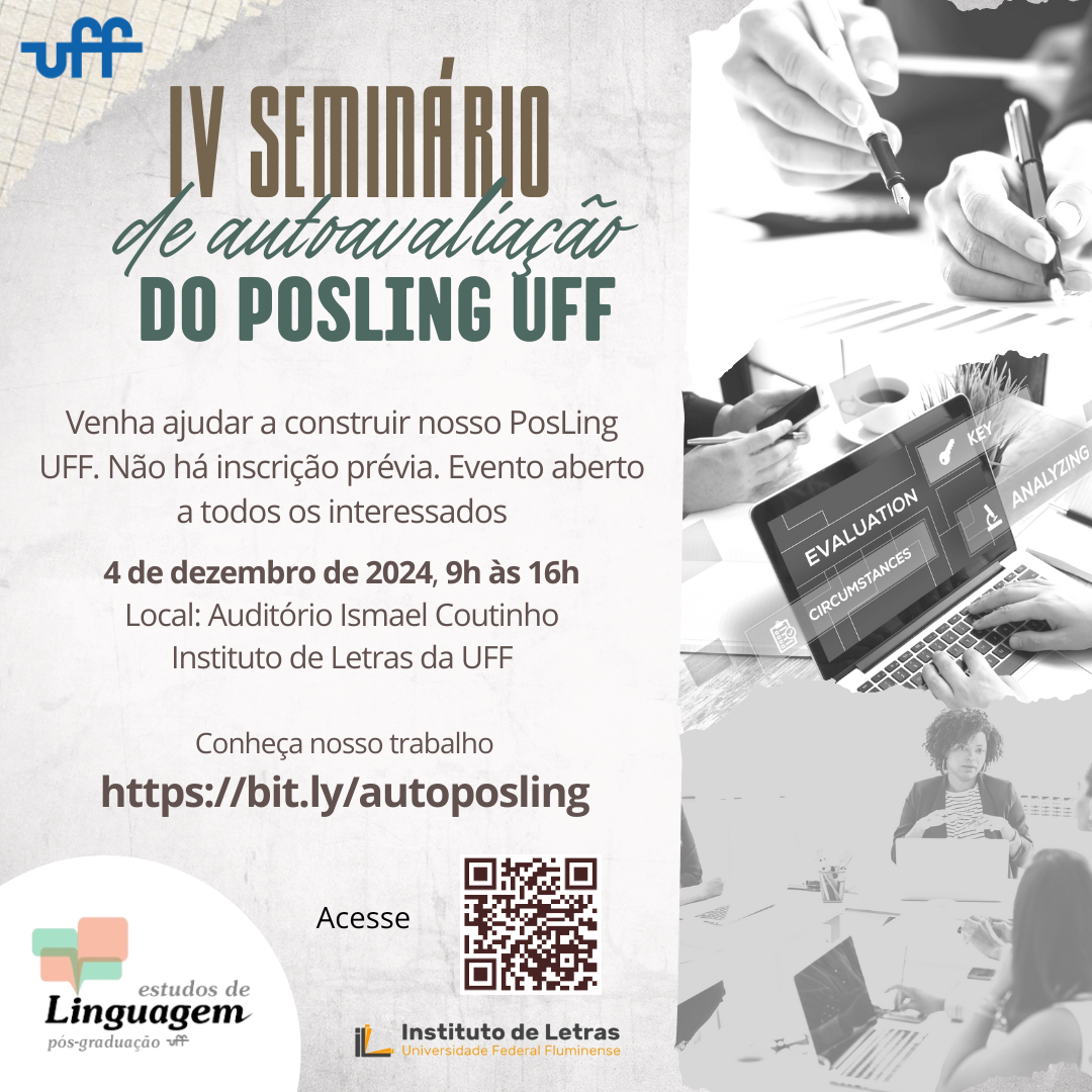 IV Seminário de Autoavaliação do PosLing UFF – 04/12/2024