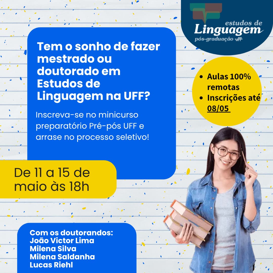 Vem aí mais uma edição do Pré-Pós!